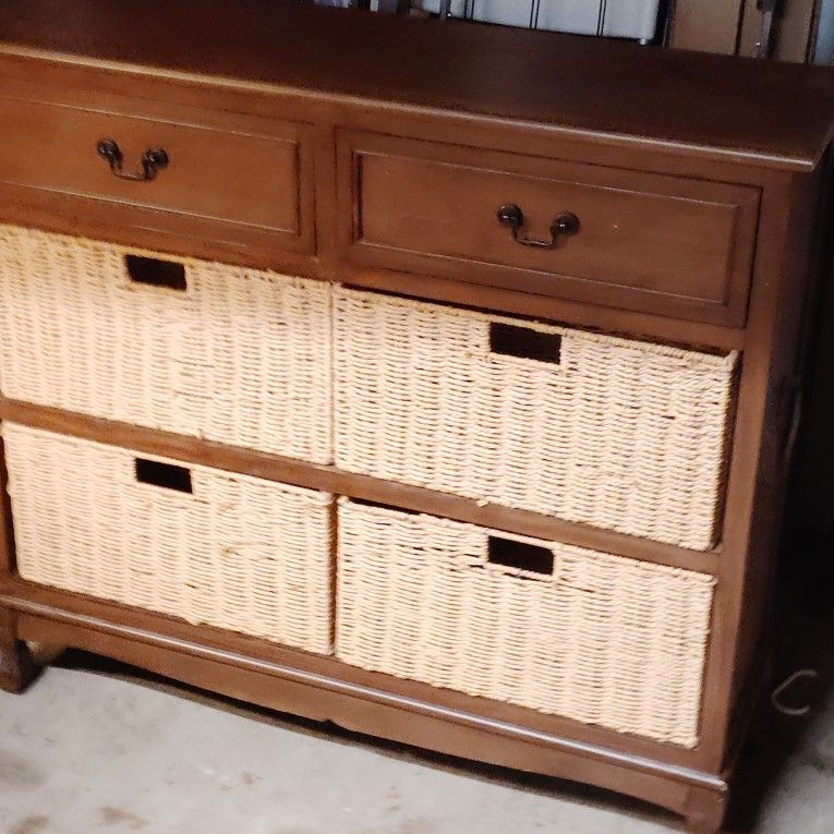 Humidifier, Clothes Rack: The Wicker Dresser Has Been Sold
