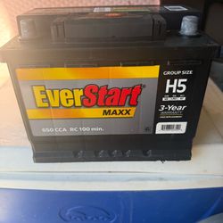 Brand new car battery