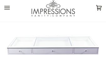 Impressions SlayStation Vanity Top (WHITE)