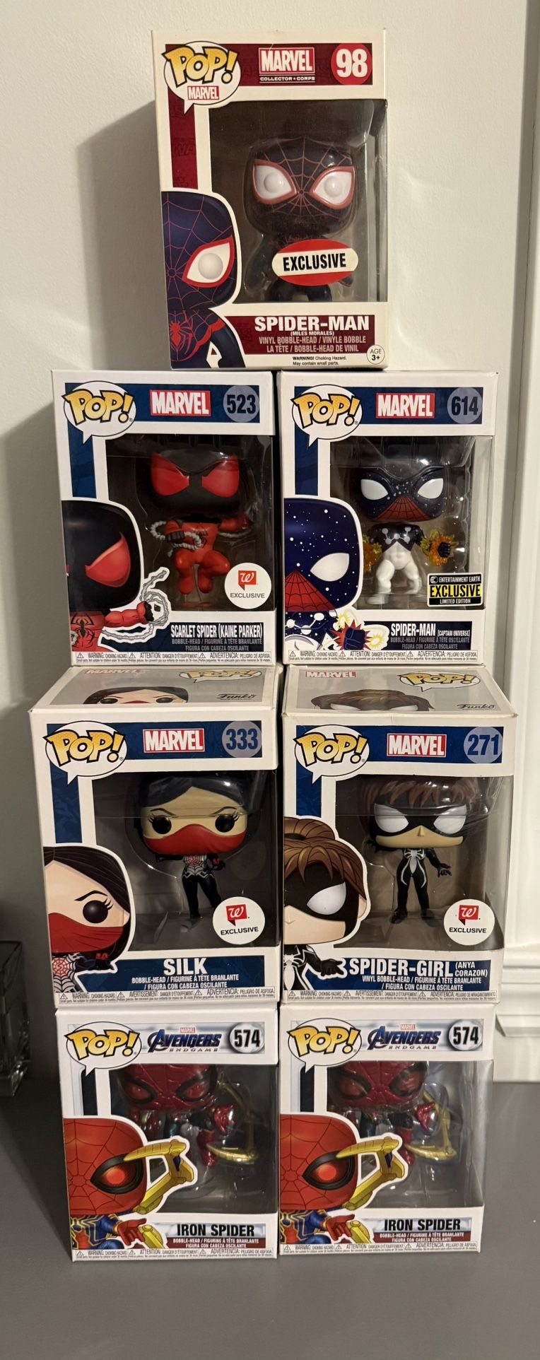 Spider-Man Funko Pops