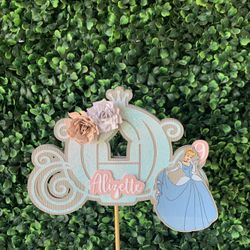Cinderella Cake Topper 