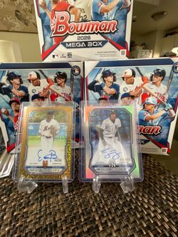 2026 bowman Chrome baseball top players Judge, Lombard jr auto  Elian gold auto , booby Witt and more
