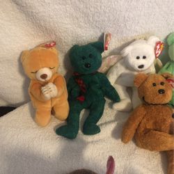TY 1998 Beanie Babies With Tags 1-10 