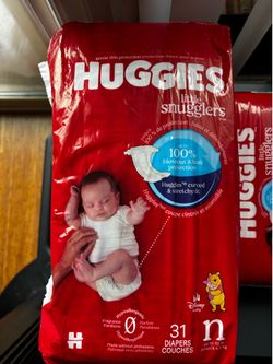Diapers sizes P, N, 2