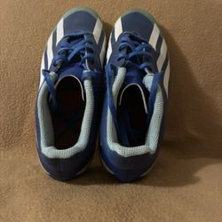 Blue Adidas Crazyfast Cleats