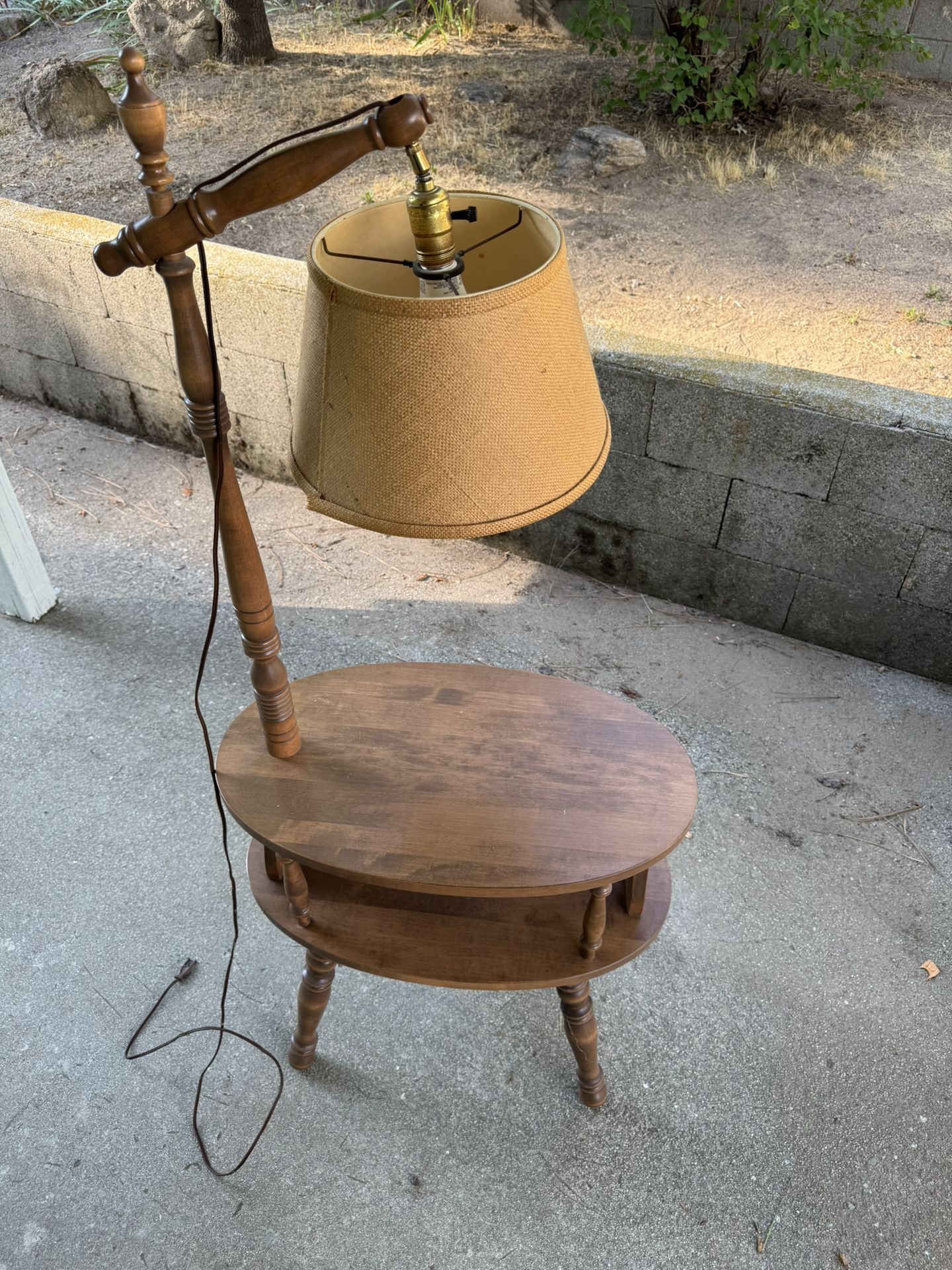 Two Lamp Side Tables