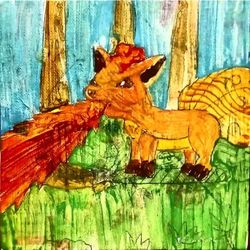 6x6x POKEMON VULPIX / Free Art