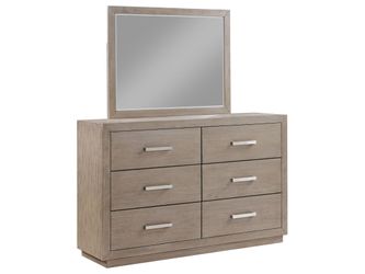Kenora Barley Brown Dresser and Mirror