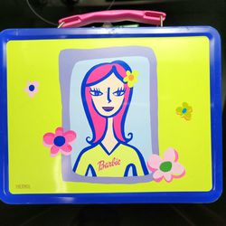 Barbie Tin Lunch Box Mattel Clip/Thermos 1999 My Special Things VTG