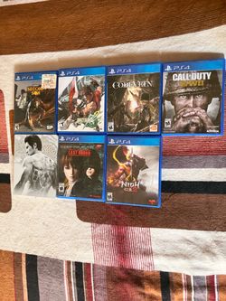 PS4 Games (Check description for prices)