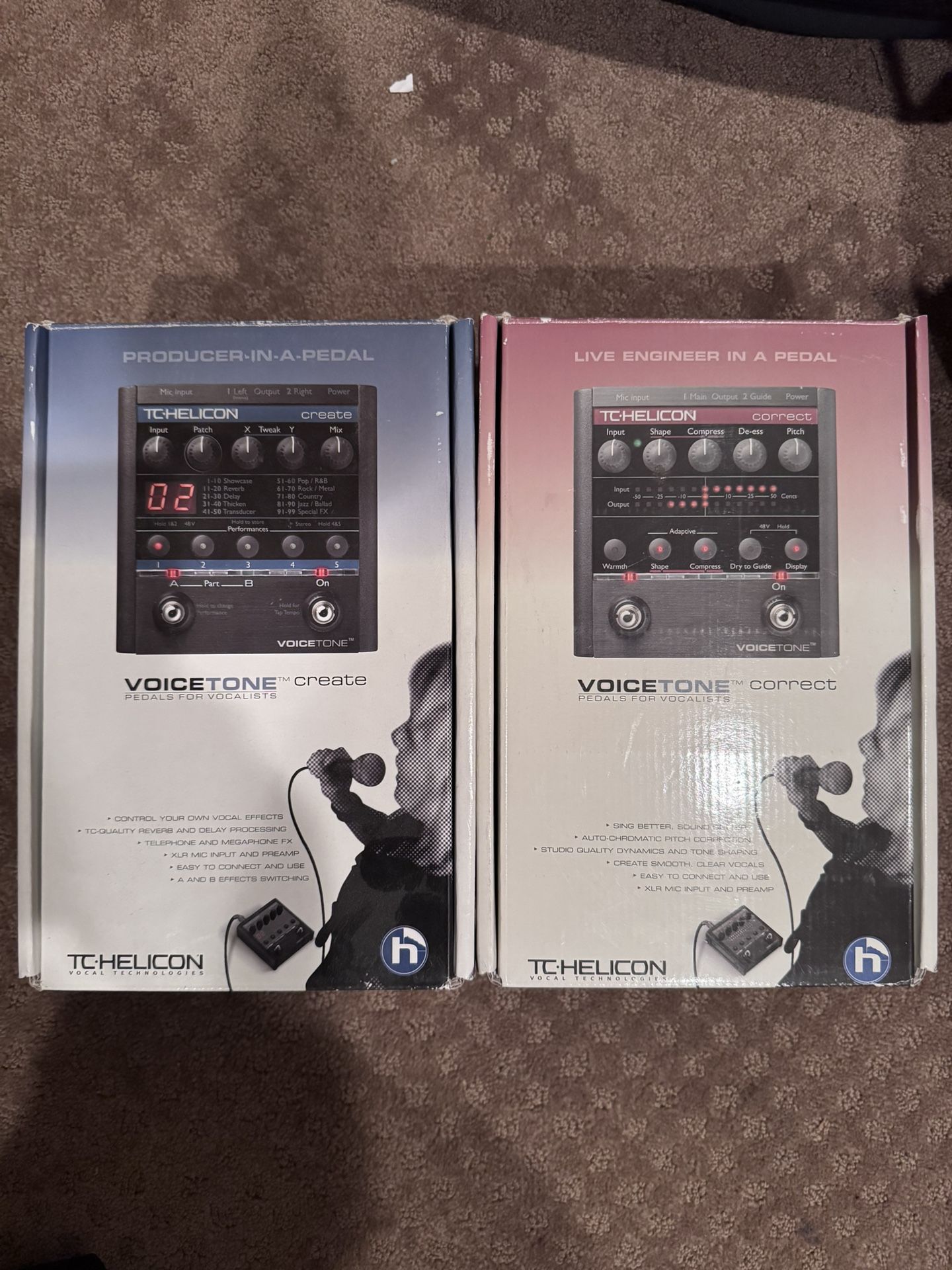 TC Helicon Voice tone correct/Create