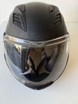 LS2 Full Face Motorcycle Helmet Matte Black