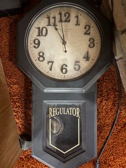 sterling and noble regulator wall clock