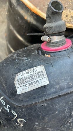 2010 Toyota Fuel Tank