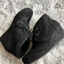 Torrid Wedge Suede Boots