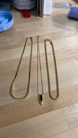 Gold color necklace