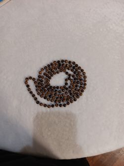Tigers Eye Long Beaded Necklace 