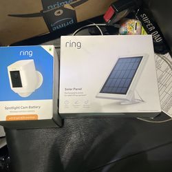 Ring Camera And Solar Panel