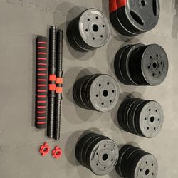 Adjustments Dumbbells 134LBS