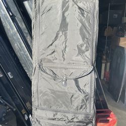 WallyBags 45” Premium Framed Garment Bag with Shoulder Strap and Multiple Pockets