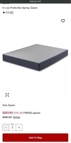 6 inch low Profile Box Spring - Queen