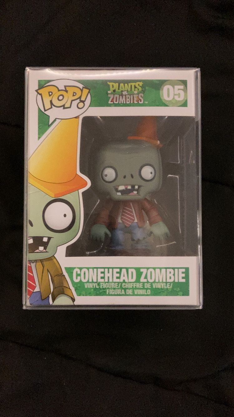 2012 Funko Pop Plants Vs Zombies Conehead Zombie #05