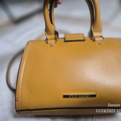 Steve Madden Gold/Mustard Yellow Crossbody Purse
