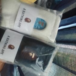 Bathing ape socks