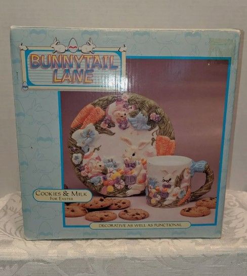 Bunny Lane 1994 Plate And Cup