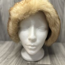 Vintage Halper Bros FOUR SEASONS Fur Hat PARIS LONDON ROME Cossack 