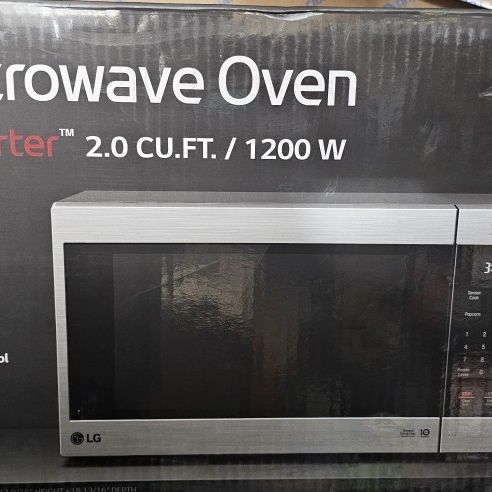 New Sealed LG NeoChef Microwave Stainless Steel 2.0 Cu Ft