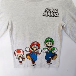 Nintendo BOYS SIZE 2XL SUPER MARIO BROTHERS LONG SLEEVE  T- SHIRT .