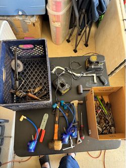 Tote full of tools