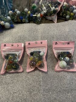Vintage Mixed Marbles