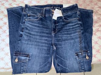 American Eagle High Rise Cargo Jeggings