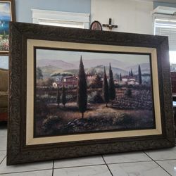 Large Vineyard Painting