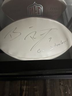 Ben Rothlisberger autographed football