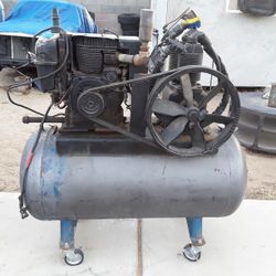 gas air compressor 60 gallons Working good $750.