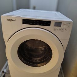 Whirlpool Washer 4.3 Cu Ft Front Load Washer Closet-Depth 