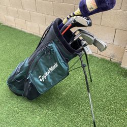 TaylorMade Stand Bag + Full Men's Right-Handed Club Set