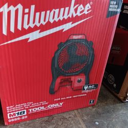 Milwaukee new Fan 18M