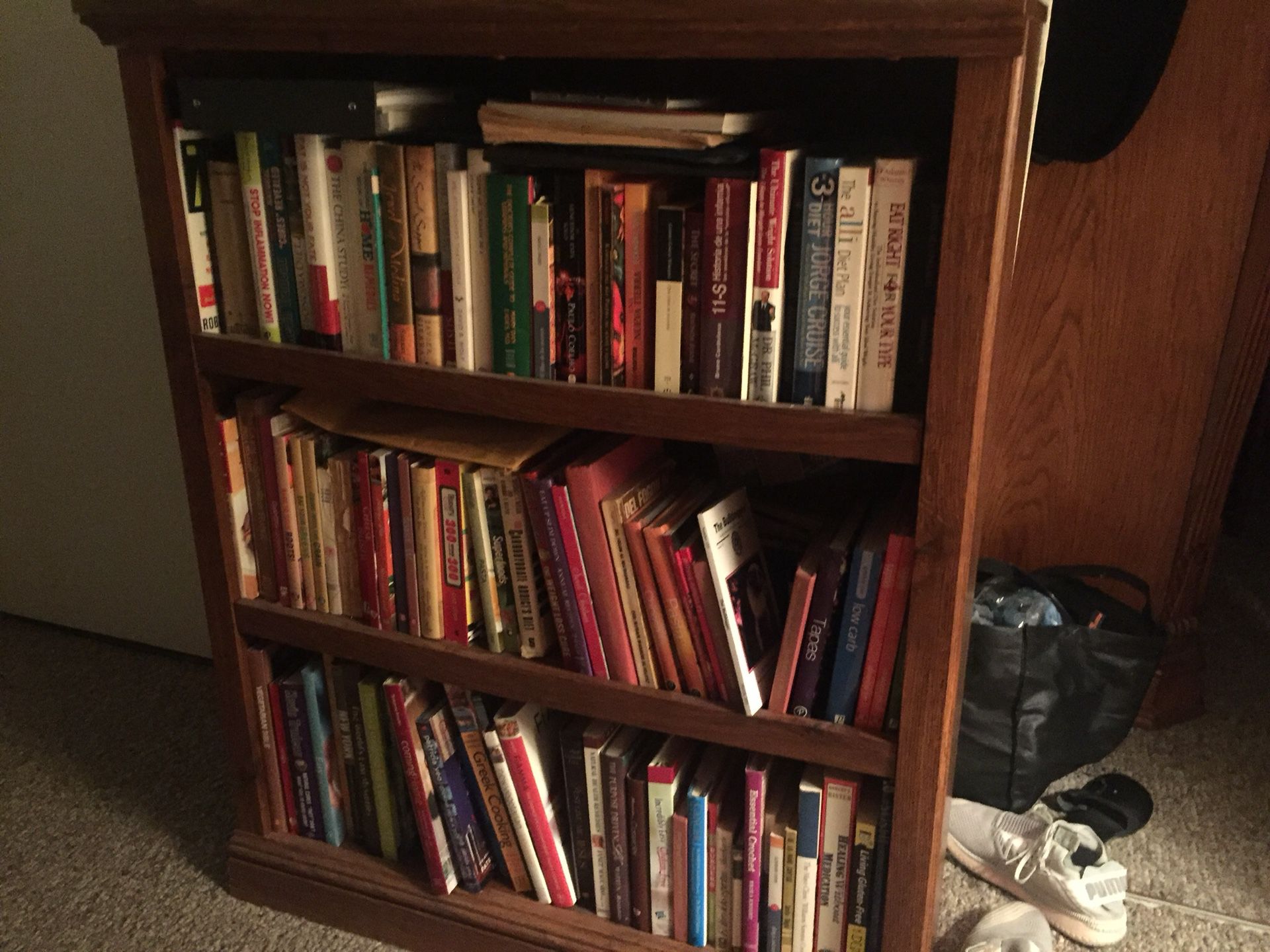 Bookcase without the books