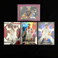 Bring James Prizm Draft Pick Mixed Lot (4)
