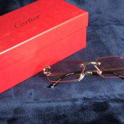 Cartier "Wire" Glasses Pink 