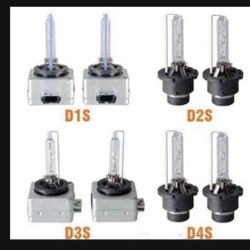 D1s D3s HID Xenon Replacement Bulbs  Bright White Luces Blanco D2s D1r D3r,ds4,d4s, 6000k,8k 