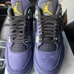 Jordan 4 purple Lakers sz10 and sz10.5