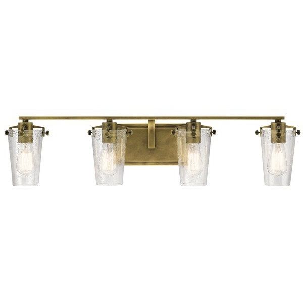 Kichler Alton 4 Light Vanity Light Natural Brass