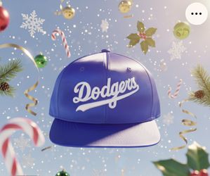 Champion LA Dodgers Faux Silk Brite Blue SnapBack White Dodgers Emblem Collectors Cap 9.7 out of 10 rated
