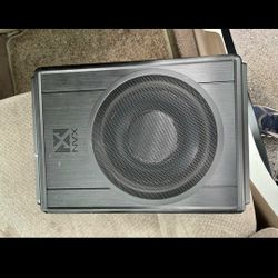 Nvx Brand New Underseat Slim Subwoofer With Built In Amp  All Brand New 