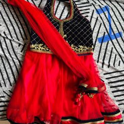 Little girls Indian traditional dresses